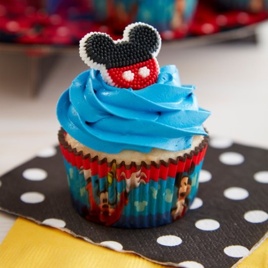 Mickey Mouse Icing Decorations (Pack of 12) | Mickey Mouse Party Supplies