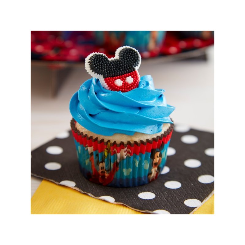 Mickey Mouse Icing Decorations (Pack of 12) | Mickey Mouse Party Supplies