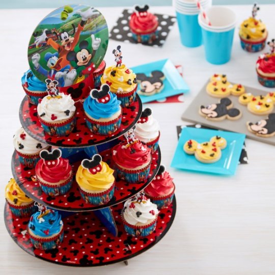 Mickey Mouse Icing Decorations (Pack of 12) | Mickey Mouse Party Supplies
