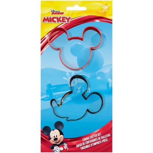 Wilton Mickey Mouse Cookie Cutters (Pack of 2) | Mickey Mouse Party Supplies