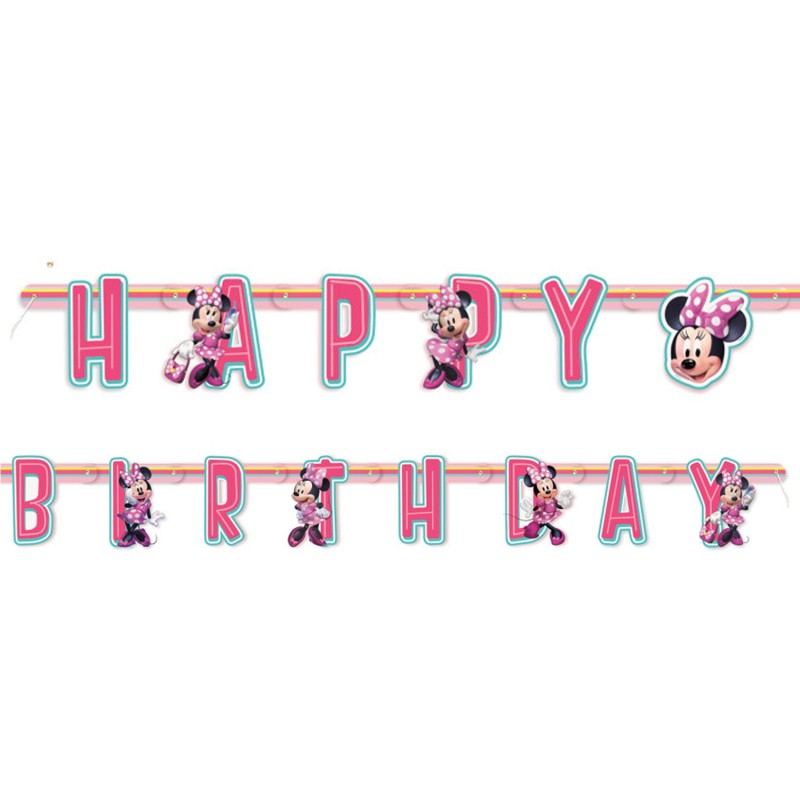 Minnie Mouse Birthday Banner