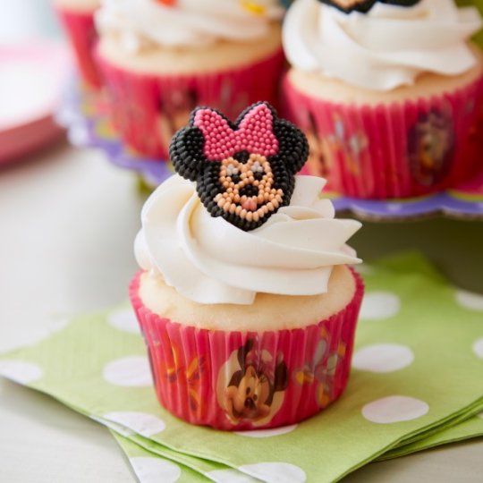 Minnie Mouse Icing Decorations (Pack of 12) | Minnie Mouse Party Supplies