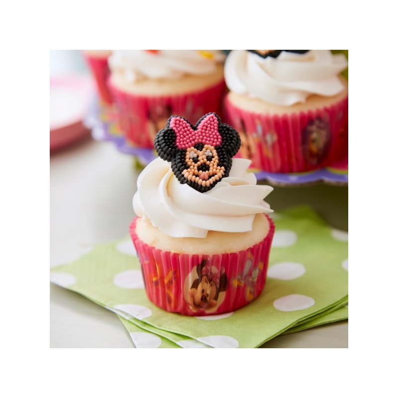 Minnie Mouse Icing Decorations (Pack of 12) | Minnie Mouse Party Supplies