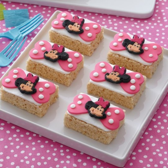 Minnie Mouse Icing Decorations (Pack of 12) | Minnie Mouse Party Supplies