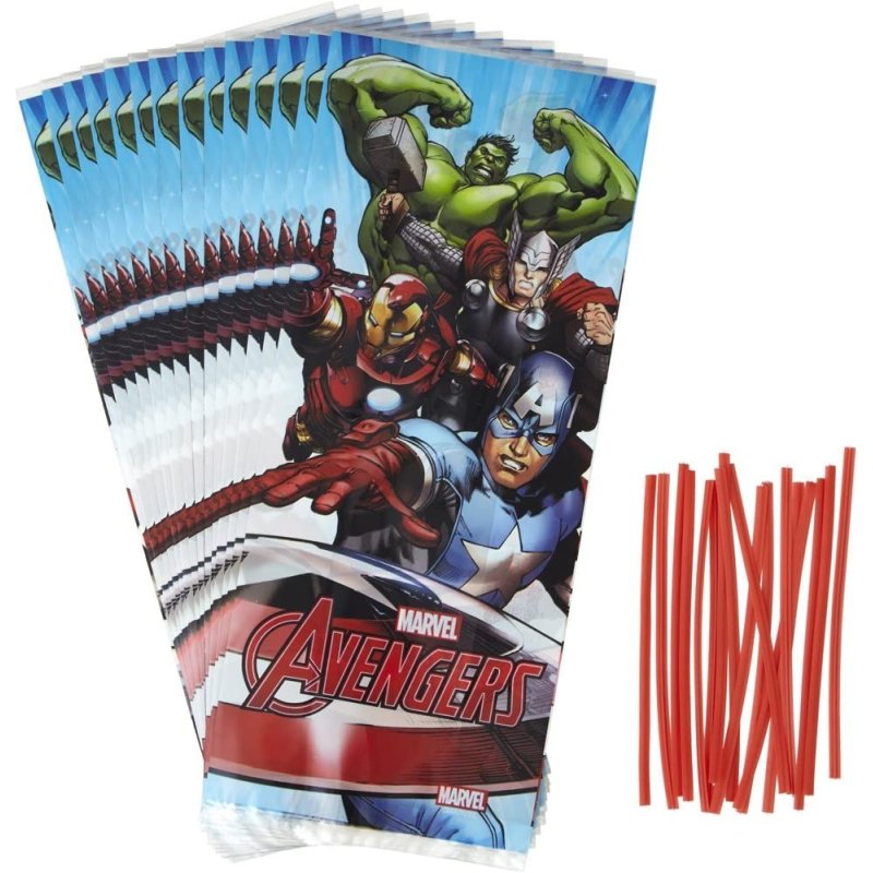 Marvel Avengers Party Bags (Pack of 16)