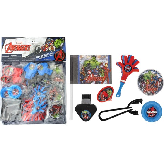 Marvel Avengers Favour Pack (48 Pieces) - Avengers Party Supplies