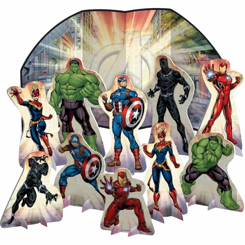 Marvel Avengers Table Decorating Kit (11 Pieces) - Avengers Party Supplies