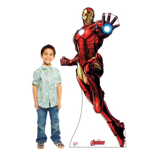 Lifesize Avengers Iron Man Cardboard Cutout | Avengers Party Supplies