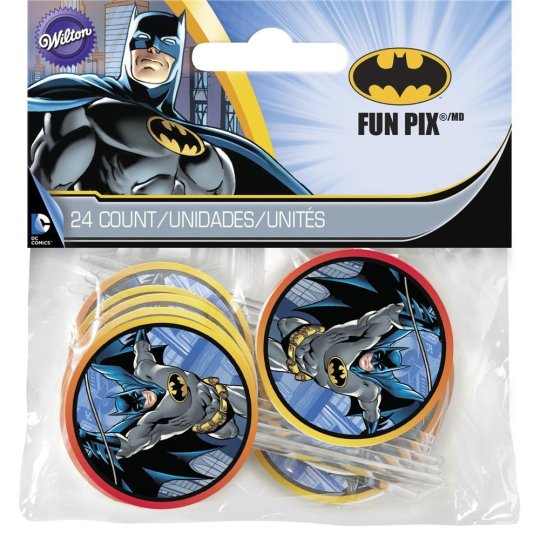 Batman Cupcake Picks (Pack of 24)