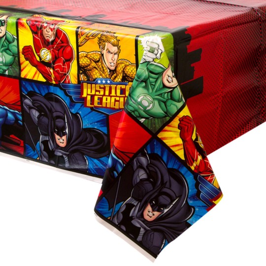 Justice League Plastic Tablecover