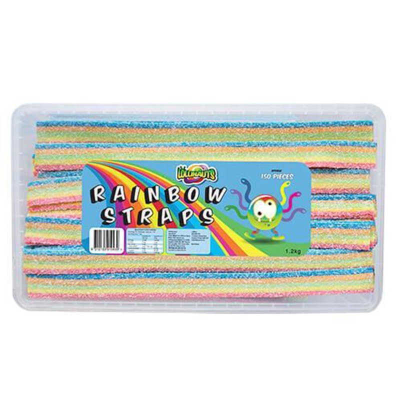 Rainbow Sour Straps (1.2kg)