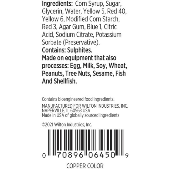 Wilton Icing Colour Copper 1oz