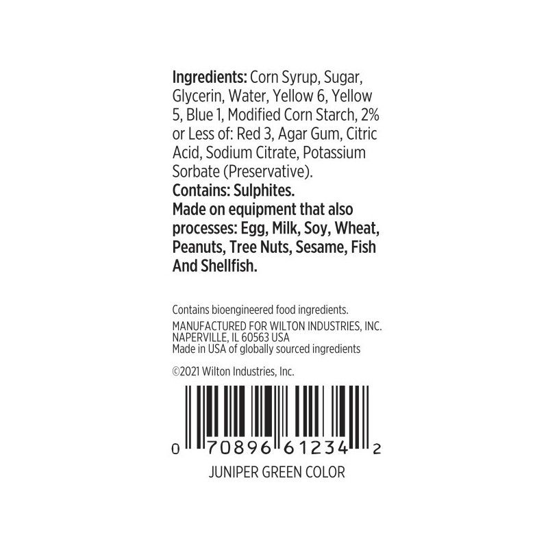 Wilton Juniper Green Icing Colour 1oz