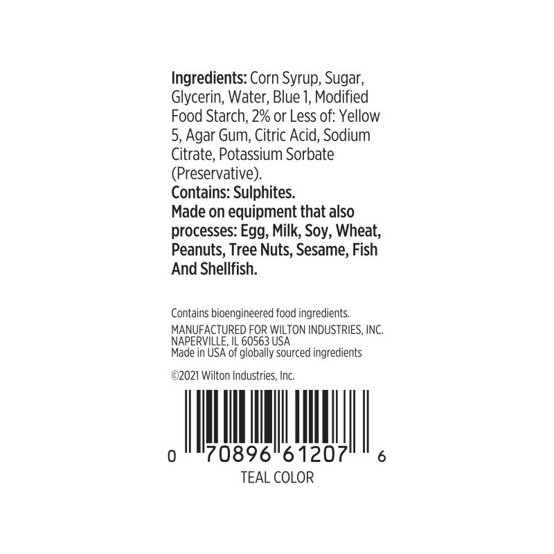 Wilton Teal Icing Colour 1oz