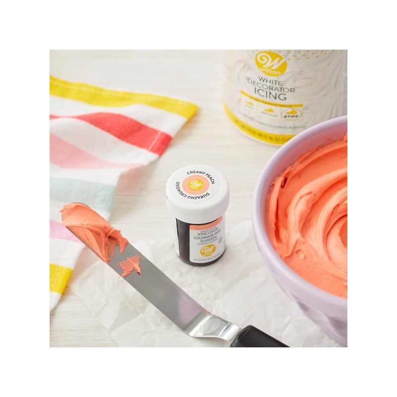 Wilton Creamy Peach Icing Colour 1oz