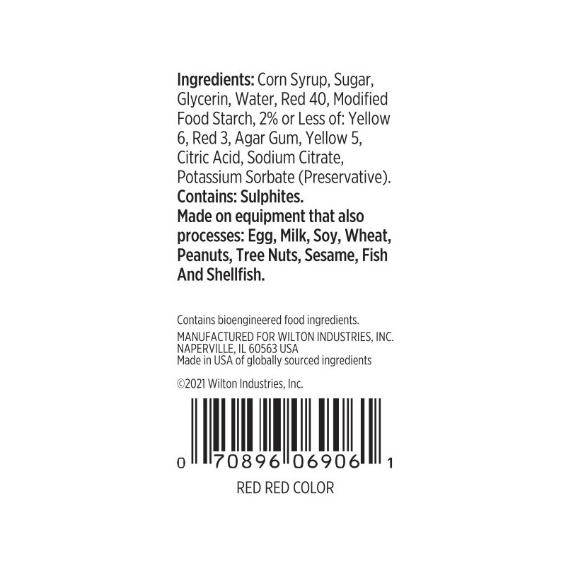 Wilton Red Red Icing Colour 1oz