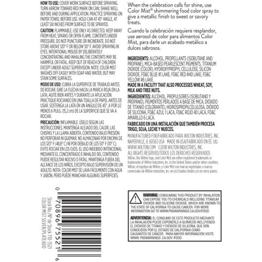 Wilton Colour Mist Silver Food Colouring Spray