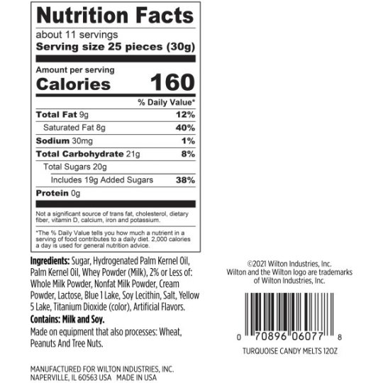 Wilton Turquoise Candy Melts