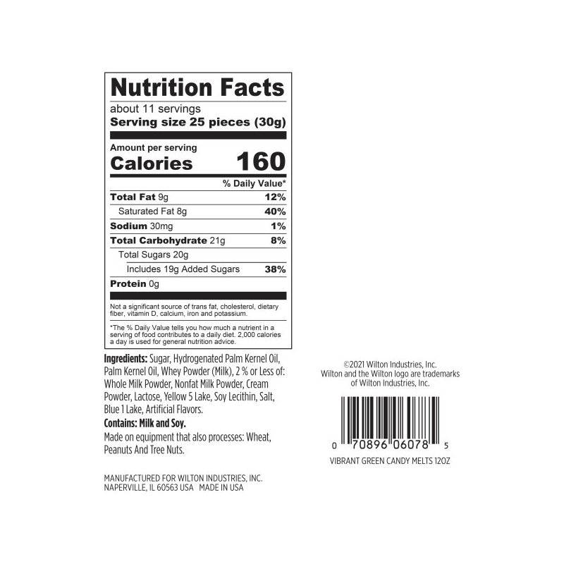 Wilton Vibrant Green Candy Melts