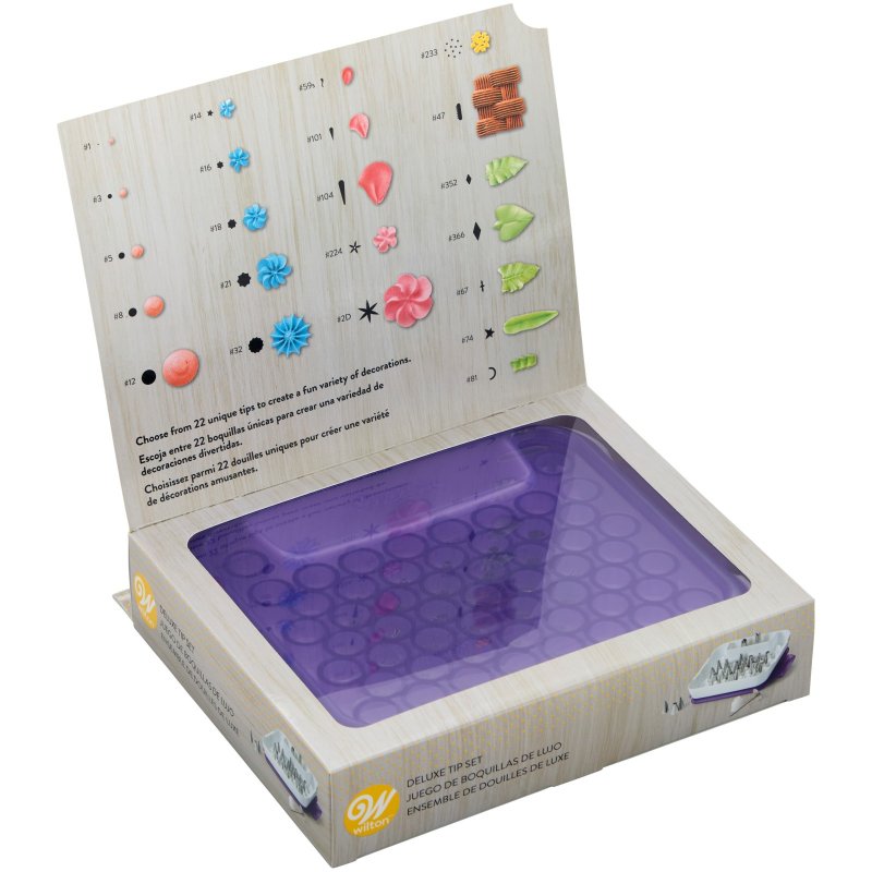 Wilton Decorating Piping Tip Set (22 Piece)