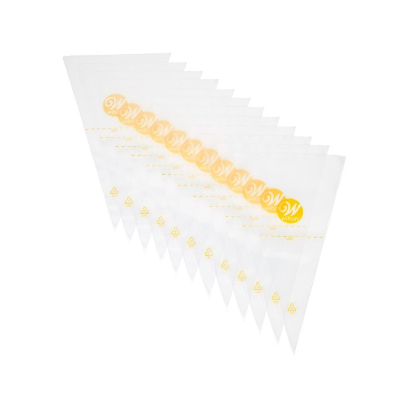 Wilton Disposable Piping Bags 12-Inch (Pack of 12)