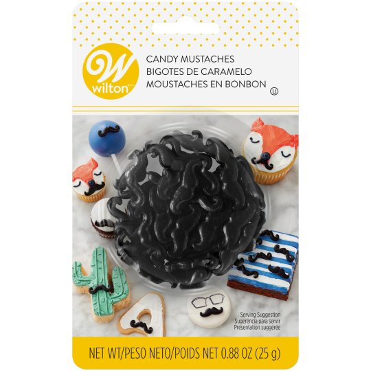 Wilton Moustache Icing Decorations