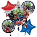 Marvel Avengers Balloon Bouquet (Set of 5) - Avengers Party Supplies