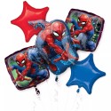 Spiderman Balloon Bouquet (5 Piece)