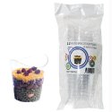 Mini Plastic Wave Dessert Cups (Pack of 12)