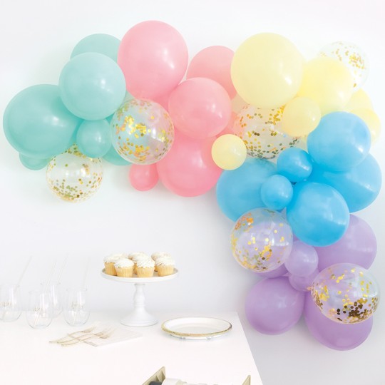 DIY Pastel Balloon Arch Kit (40 Piece)