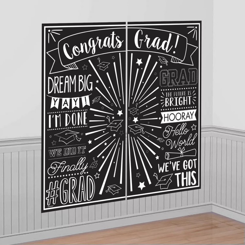 Black & White Graduation Scene Setter