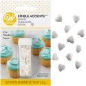 Wilton Edible Glitter Silver Hearts