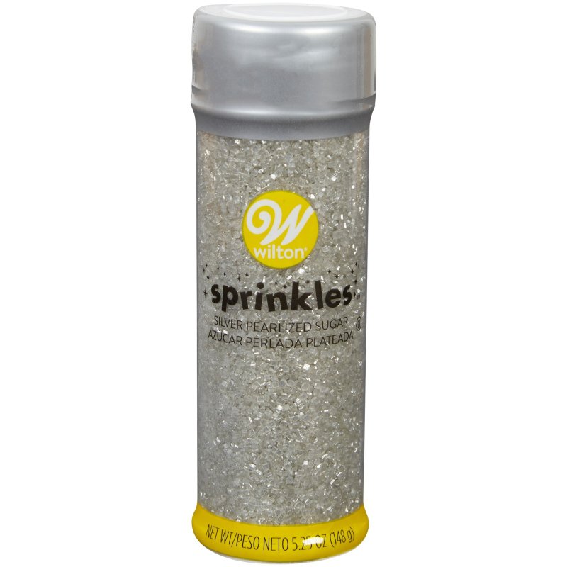 Wilton Pearlized Silver Sugar Sprinkles (148g)