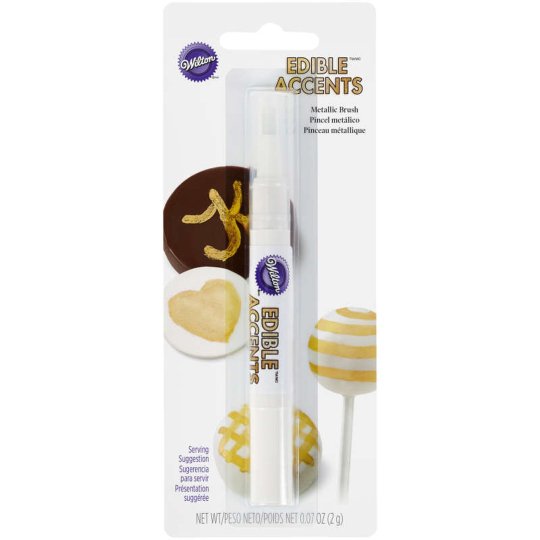 Wilton Edible Metallic Gold Paint Brush Pen