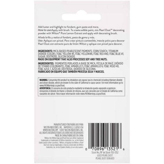 Wilton Edible Gold Pearl Dust