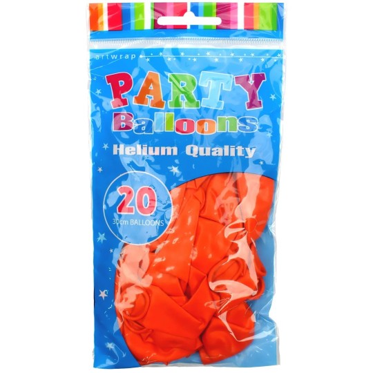 30cm Orange Pearl Balloons (Pack of 20)