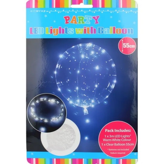 Bright White LED Balloon