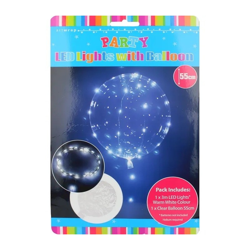 Bright White LED Balloon
