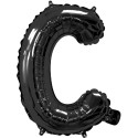 Black Letter C Balloon 35cm