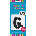 Black Letter G Balloon 35cm