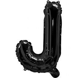 Black Letter J Balloon 35cm