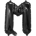 Black Letter M Balloon 35cm