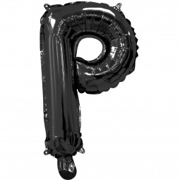 Black Letter P Balloon 35cm