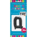 Black Letter Q Balloon 35cm