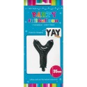 Black Letter Y Balloon 35cm