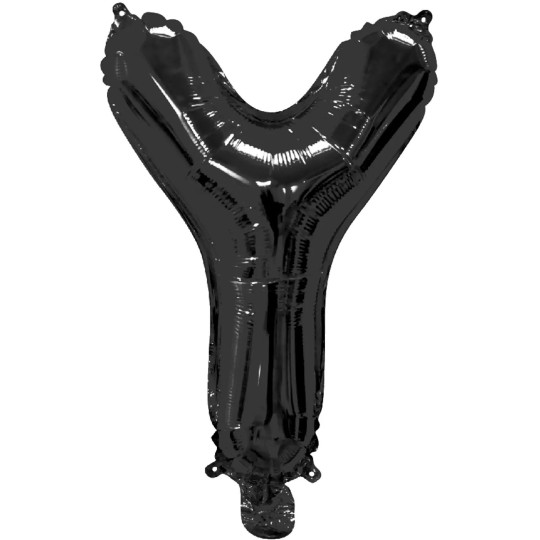 Black Letter Y Balloon 35cm