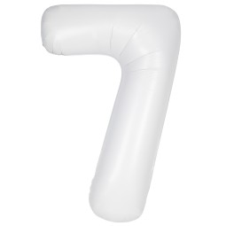 Matte White Number 7 Balloon 86cm