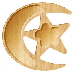 Moon & Star Eid Bamboo Platter