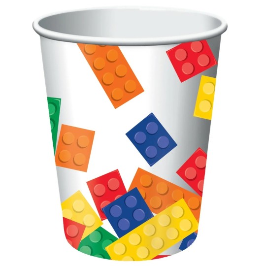 Block Party Paper Cups (Pack of 8)