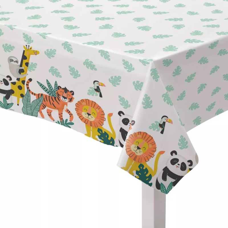 Get Wild Jungle Plastic Tablecover